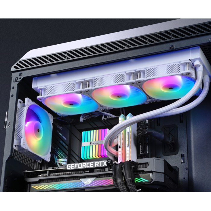 Система водяного охолодження процесору JONSBO HXW-240 ARGB White