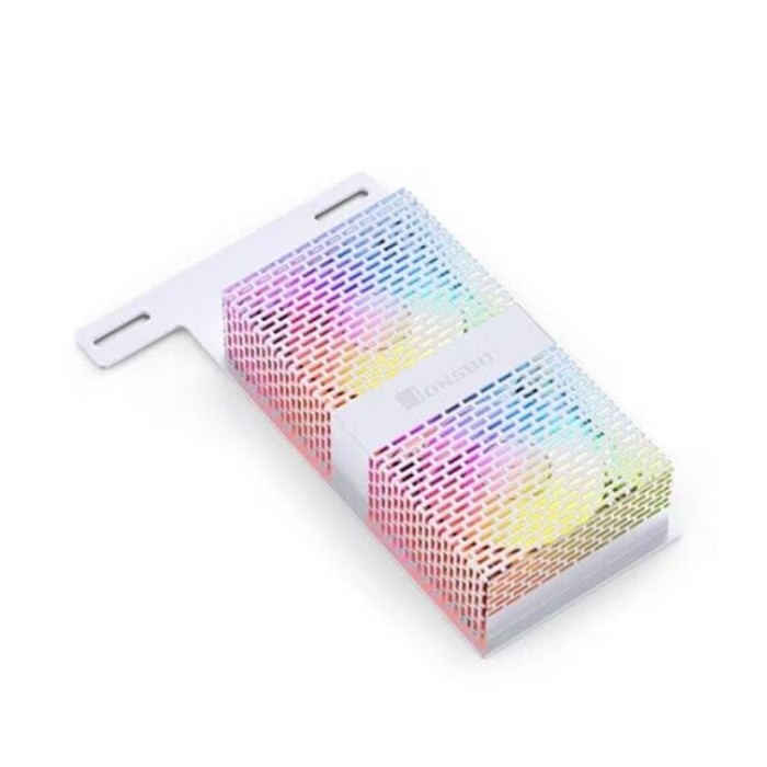 Кулер Jonsbo NF-2 ARGB White Memory Heat Sink для оперативної пам'яті