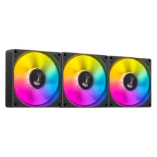 Комплект корпусних вентиляторів JONSBO 3 x SL-120C Black