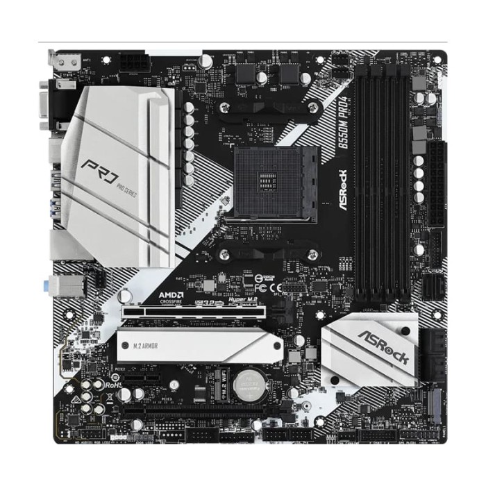 Материнська плата ASRock B550M PRO4 s-AM4 B550