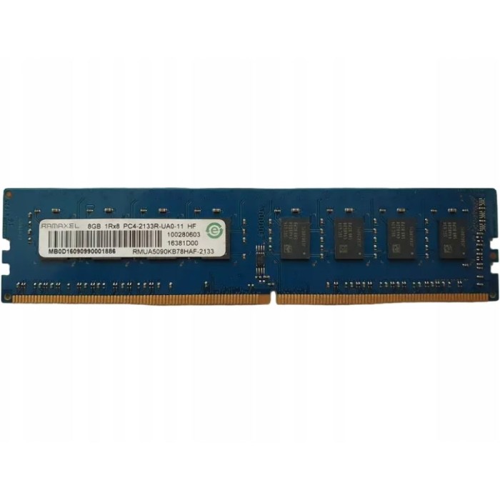 Оперативна пам'ять 	Ramaxel 8Gb DDR4-2133 PC4-17000 (RMUA5090KB78HAF-2133) UDIMM Non-ECC Unbuffered